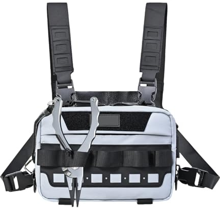 Quorvex Motorrad Brusttasche, Outdoor Brusttasche, Köderaufbewahrung Jogging Leichte Umhängetasche Unisex Für Fahrrad Training Jagd Camping Wandern