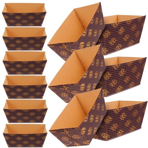 HIAKDOFT 25 pièces Moules à Cake Papier Ondulé Résistants Haute Température Empilables et Déformation pour Gâteaux Brioches et Pâtisseries Usage Professionnel et Domestique