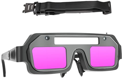 Nbbwwu Schweißerbrille Mit Automatischer Abdunklung | Schutzbrille Für Schweißarbeiten,Automatische Abdunkelung Drei Stufen Für Kfz-Reparatur Plasmaschneiden Industrie