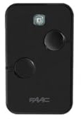 FAAC XTO2 Telecomando per Cancello Automatico, 2 Canali, 433MHz, SLH-SL-DS-RC, Nero