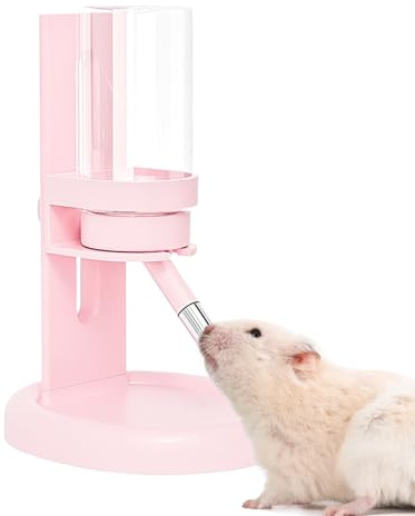 Botella De Agua Gerbil - 4.13x4.92x6.73in Recipiente para Beber, Sin Mascota Pequeña De Fuga De, Alimentador De Hidratación Montada | para Hámsters, Ratones, Degus, Hurones, Ardillas, Chinchilla