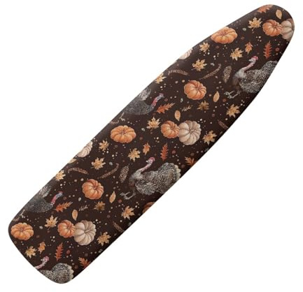 Copriasse Da Stiro Universale 140X45 Gatto Nero Morbida Custodia Con Elastico, Resistente Al Calore, Rivestimento Impermeabile Anti-Bruciatura Con Bordo Elastico