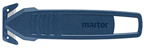 MARTOR 10 x Coltelli di sicurezza, lama nascosta, SECUMAX 145 rilevabile al metal detector, cutter professionale, leggero, plastica, per destrorsi e mancini, certificato GS
