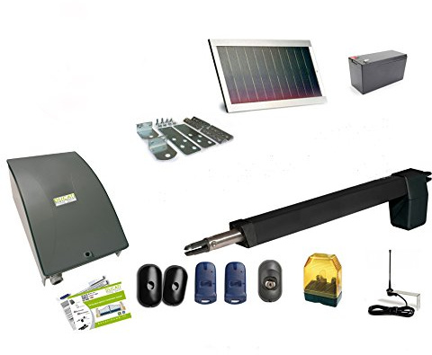 HC812 – 400 Pro Solar Mono automatismo Kit motorización Ducati Home para puerta corredera Solar 100% inalámbrica abre Portal