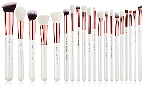 Jessup sminkborstar set makeupborstset eyeliner, concealer stämpelset för makeup, konstgjort hår, sminkverktyg set
