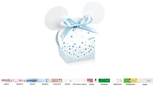 Scatoline Portaconfetti Disney Topolino / Minnie 20 pz + Nastrino + Bigliettini (Mickey's Stars 68048)