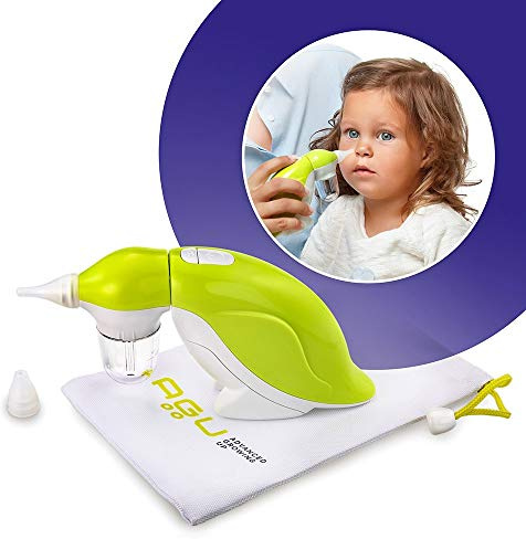 AGU Penguin Baby Nose Cleaner - Aspirador nasal para bebé eléctrico con música