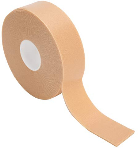 Fußabsatz-Aufkleber, 2,5 Cm X 4,5 M Fuß-Moleskin-Tape-Rolle, Atmungsaktive Schaumbandage für Füße Zehen-Finger-Hand, Rutschfester Selbstklebender High-Heel-Schutz, Elastische Streifen Zur Hornhaut- Un