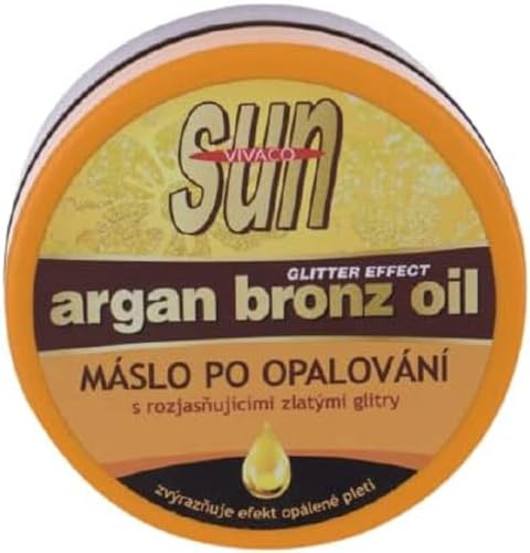 Vivaco Sun Argan Bronz Oil Glitter Aftersun Butter