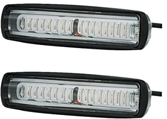 Lampada Faretto Fanale Led Per Carrello Elevatore Muletto Luce 12V-80V 30W Avvertimento Visiva Segnalazione (Rosso) Spia Auto Sicurezza Lavoro Barra Luminosa