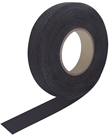 Funnytek Electrical Tape, 15mm x 15m Insulating Tape, Wire Loom Harness Tape, Automotive Adhesive Fabric Tape Noise Damping Heat Proof Interior Tape For Car Electrical Wrap Protection Insulation