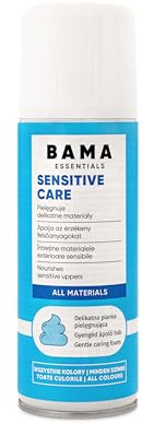 Bama Sensitive Care Schuhpflegeschaum für besonders empfindliche Materialien, Pflegeschaum für Schuhe ohne Treibgase, 200 ml
