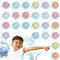 ZWOOS 24 Piezas Globos de Agua Reutilizables, Silicona Globos Agua de llenado Rápido Para Niños Adultos, Bolas de Agua Reutilizable Para Parque Acuático, Fiesta, Piscina, Juego Familiar