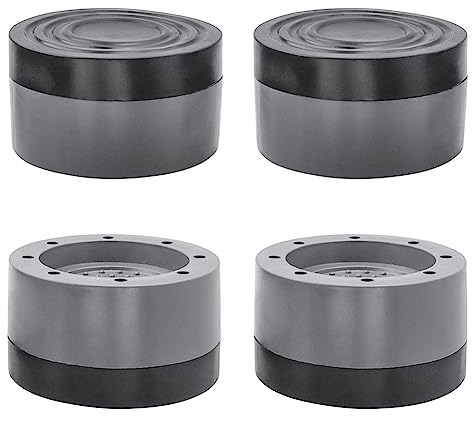 Bestgle 4pcs Washing Machine Feet Pads, Anti Vibration Mat,Rubber Feet Pad, Anti-slip Pad, Shock Absorber, Non-slip Fixed Anti-deviation, Used for Dryer, Washing Machine, Dishwasher