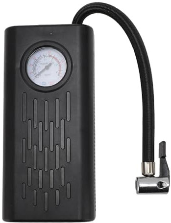 Asixxsix Tragbarer Luftkompressor für Reifenfüller, 120 W, 150 PSI, Tragbare Luftpumpe mit Druckanzeige, Elektrische Kabellose Reifenfüllpumpe für Auto, Fahrrad, Motorrad, Ball