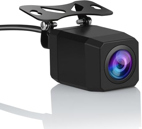 AWESAFE Universale Telecamera posteriore per Autoradio AHD 720P Visione notturna 140 gradi Grandangolo IP68 Telecamera impermeabile, Compatibile per Opel, Audi, VW, Fiat, BMW, Lancia, Ford Auto ecc