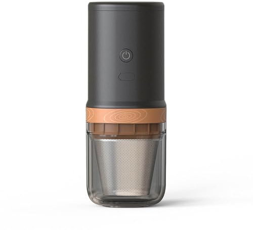 Coffee Grinder, Portable Rechargeable Outdoor Coffee Grinder, Suitable for Outdoor Sports Enthusiasts, Espresso, Filter Coffee