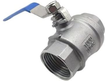 2P-Kugelhahn aus Edelstahl 304, Kugelhahn mit vollem Durchgang, 1 Zoll 2 Zoll Innengewinde-Sanitäranschlussadapter(2inch)