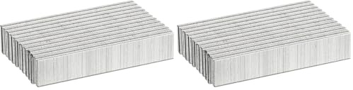 Original Einhell Druckluft-Klammern für Tacker/Nagler, 3.000 Stück, 5,7 x 25 mm, passend für alle Einhell Druckluft-Tacker/-Nagler (Packung mit 2), Grau