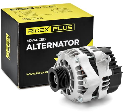 RIDEX PLUS 4G0013P Lichtmaschine 100A Generator LiMa 14V Alternator Drehrichtung im Uhrzeigersinn mit Mehrfachriemenscheibe 9201491 90542981 10480459 Kompatibel mit OPEL ZAFIRA B A05 Meriva A X03