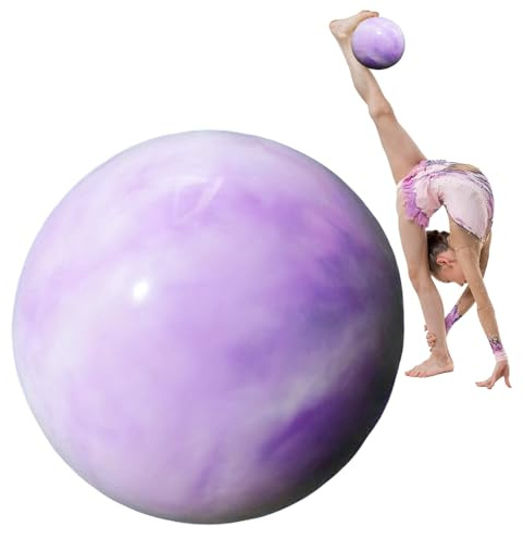 Mini-gymnastikboll för pilates och yoga – mjuk PVC-stabilitetsboll för skrovträning, barriär, gymnastik, balansträning och fysioterapi, hållbar anti-sprickdesign, inklusive pumpnål