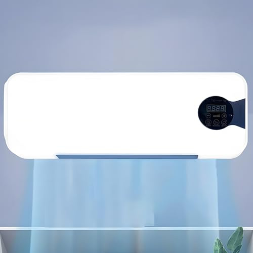 Raffrescatore d'aria portatile da parete con telecomando, mini ventilatore per camera da letto, soggiorno e ufficio.