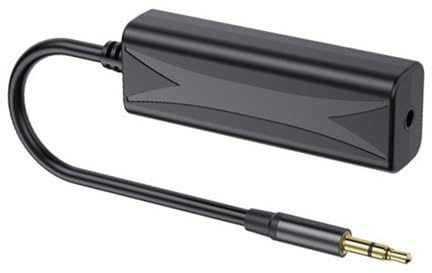 Tsophreniq Filtro acustico da 3,5 mm, cavo acustico per eliminare i disturbi del loop di terra in auto e sistemi domestici isolatore auto
