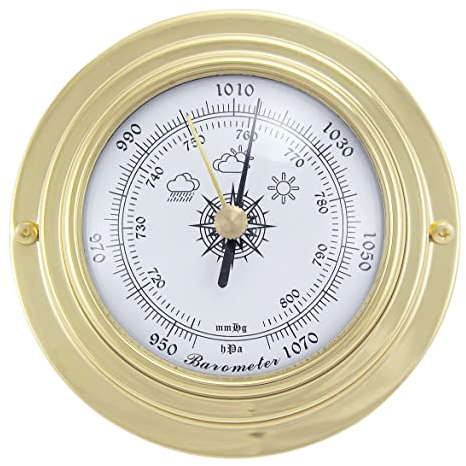 Sea-Club Barometer Nautik Messing Ø=10cm