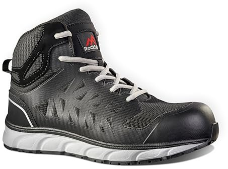 Rock Fall Bantam Industrial Boot, Black, Size 6