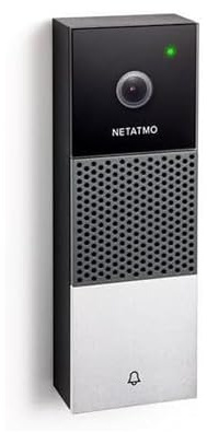 NETATMO NDB-EC doorbell push button black grey white wireless