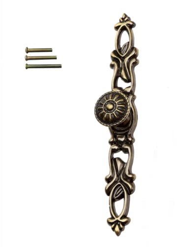 Mgoodoo 10 Stück Retro Türgriff Metall Knauf Schrank Griff Messing Bronze Schublade Kleiderschrank Pull Griff 152mm, Antikes Messing