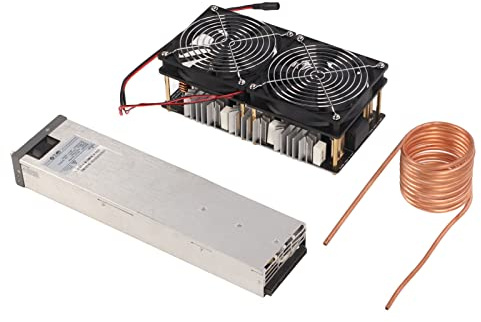 Riscaldatore a Induzione ZVS da 2500 W, Rapida Dissipazione del Calore, Facile Fusione del Metallo, Alimentazione DC12V-48V, Prestazioni Affidabili (Spina UE)
