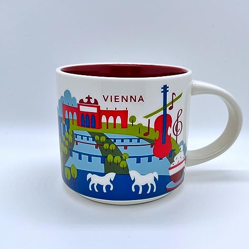 STARBUCKS City Mug You Are Here Collection Vienna Wien Kaffee Tasse Porzellan Kaffeetasse Coffee Cup