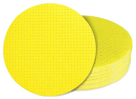 AWAPRO Schleifscheibe 225mm Klett - Körnung P80-10 Stück - Multilochung für Staubfreies Arbeiten - Trockenbauschleifer, Schleifgiraffe