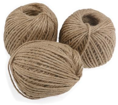 DOITOOL 3 Rollos Cordel De Yute Natural De Cáñamo Metros Hilo De Yute para Manualidades Jardinería y Embalaje De Cordel