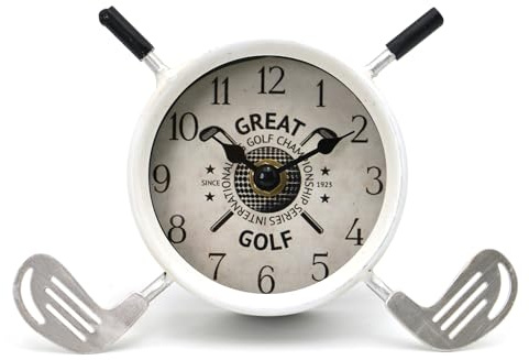 AOROTOE Golf Gifts for Men Dad Women Brother Bosses Golf Clubs Desk Clock Cool Desk Accessories for Coworkers Golfer Fans Souvenir Novelty Event Golf Office Decor Golfer Gadgets Unique Funny Stuff