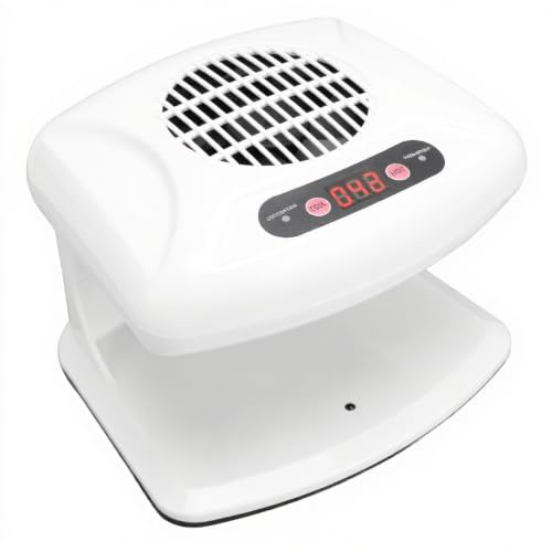 Asciuga Unghie per Smalto Normale, Ventola per Asciugare le Unghie, Asciuga Unghie con una Sola Mano, Caldo e Freddo, Sensore Automatico, Ventola per Unghie, (Spina europea