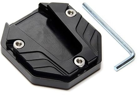 Seitenständer Platte Motorrad Fahrrad Ständer Extender Fuß Seite Stehen Verlängerung Pad Unterstützung Platte Anti-Skid Vergrößert Basis Teile Universal Roller