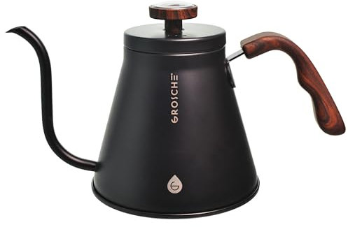 GROSCHE – Marrakesh svanhals vattenkokare spishäll – rostfritt stål häll över kaffekanna spishäll – tekokare – spishäll svanhals vattenkokare – kaffe och te vattenkokare – nödvändigheter för hemmet