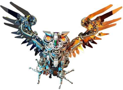 wisoolkic Dettagli abbondanti nei Kit Modello Gyrfalcon Eagle Falco Rusticolus Assemblaggio Giocattolo Concetto di Aspetto Fai-da-Te