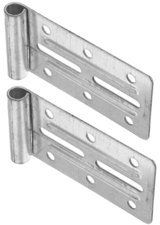 Housoutil 2 Soportes para Puerta de Garaje Bisagra Pesada y Soporte de Refuerzo, Diseño Robusto para Elevación, Instalación para Puertas de Garaje