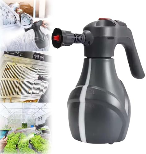 Electric Foam Sprayer, Elektrisch Schaumsprüher, 2L Füllvolumen Drucksprüher, Autowaschsprüher, Kabellose elektrische Sprühflasche, Auto-Detailing-Schaumsprüher