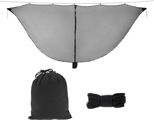 Sternstunde Hängematte Moskitonetz 330x140 cm - 360° Insektenschutz für Camping & Garten - Leichtes Polyester mit Tragetasche - 2-Minuten Aufbau - Kompatibel mit den meisten Hängematten