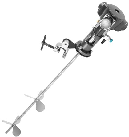 50 Gallons Pneumatic Agitator, Stainless Steel Pneumatic Paint and Mud Mixer, Concrete Mix Tool, Tank Barrel Drum Mixer, for Mixing of Liquid-Liquid and Solid-Liquid, 1/2HP