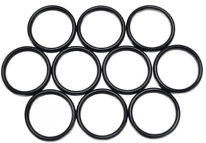 Einzelne Premium O-Ringe aus NBR70 in Carbon Black, Dichtungsringe (2 Stück, 28x3)