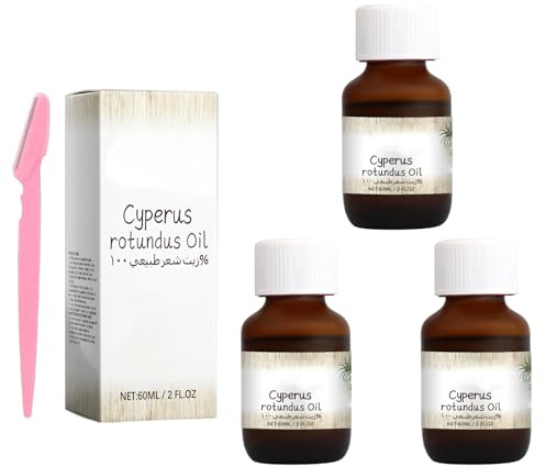 Cyperus Rotundus Oil,Rotundus Óil For Hair Removal,Cyperus Óil Natural,Organic Cypérus Rotundus Oil Skin Care,Effective in Reducing Body Hair Growth (3)