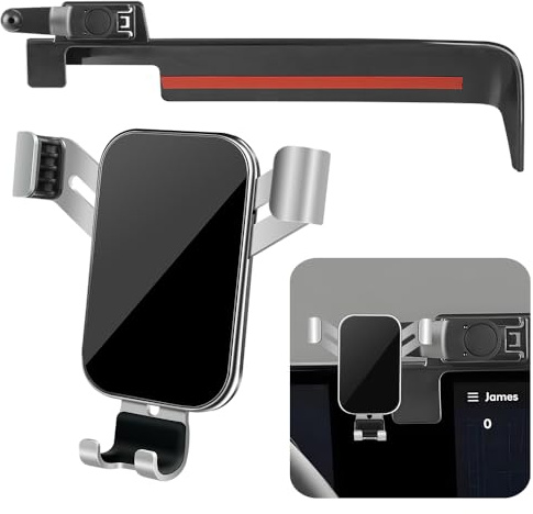LUNQIN Car Phone Holder for Hyundai IONIQ 5 2022 2023 2024 2025 Auto Interior Accessories Best Cell Phones Mount Cellphone Mobile Cradle Charging GPS Navigation Bracket Screen Stand Accessory
