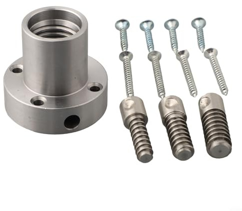 Portabrocas de torno para carpintería de 2 pulgadas con roscas TPI de 1 pulgada x 8
