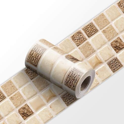 Dostear 2.4 Meters Wallpaper Borders Roll Self Adhesive for Walls Trim Ceiling Border YX112 10 X 240cm