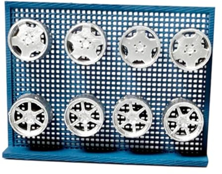 Sharplace 1/64 Scale Car Garage Accessory Garage Stuff Realistic Simulated Display Scene Model Model Workshop Miniature Auto, Pegboard Hub